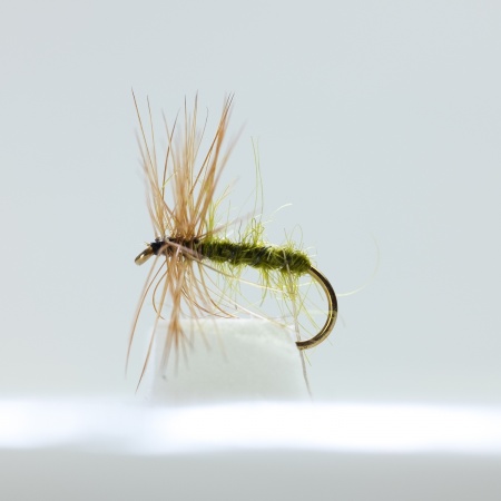 Bobs Bits Olive Dry Fly by the dozen